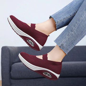 Xajzpa Summer New Comfort Casual Women's Shoes Fashion Soft Sole Breathable Hollow Out Flat Shoes for Women Zapatos De Mujer